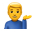 emoji man hand